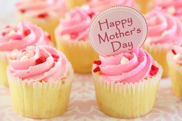 Happy Mother's Day Cupcakes fête des mères