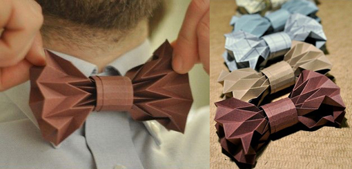 noeud-papillon-origami fête des pères